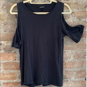 Topshop Cold Shoulder Top
